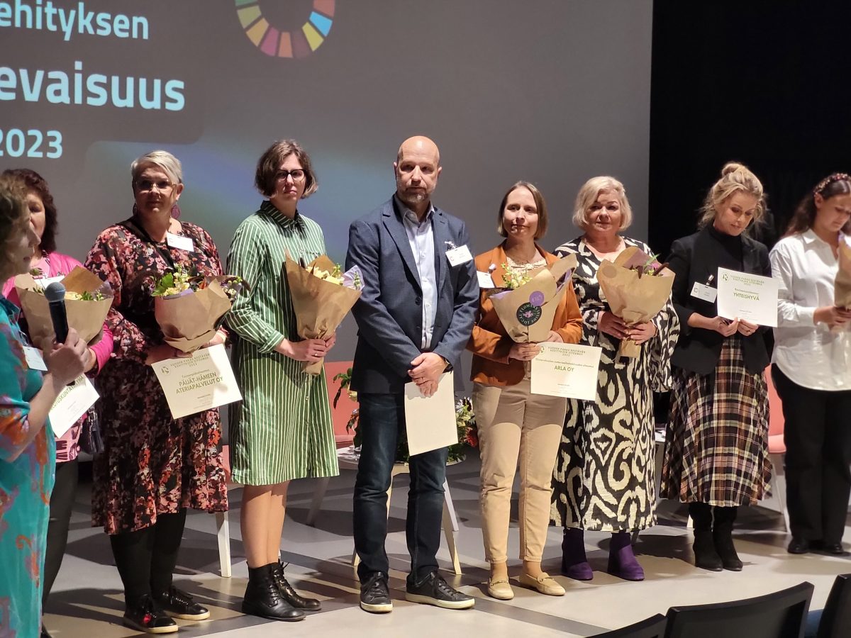 Kestävän kehityksen toimenpiteiden vuoden 2022 voittajat
