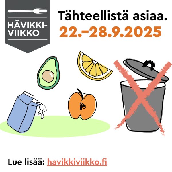 Mainos Hävikkiviikko Tähteellistä asiaa 22.- 28.9.2025